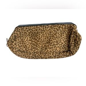 Vintage Bottega Veneta Leopard Print Cosmetic Bag